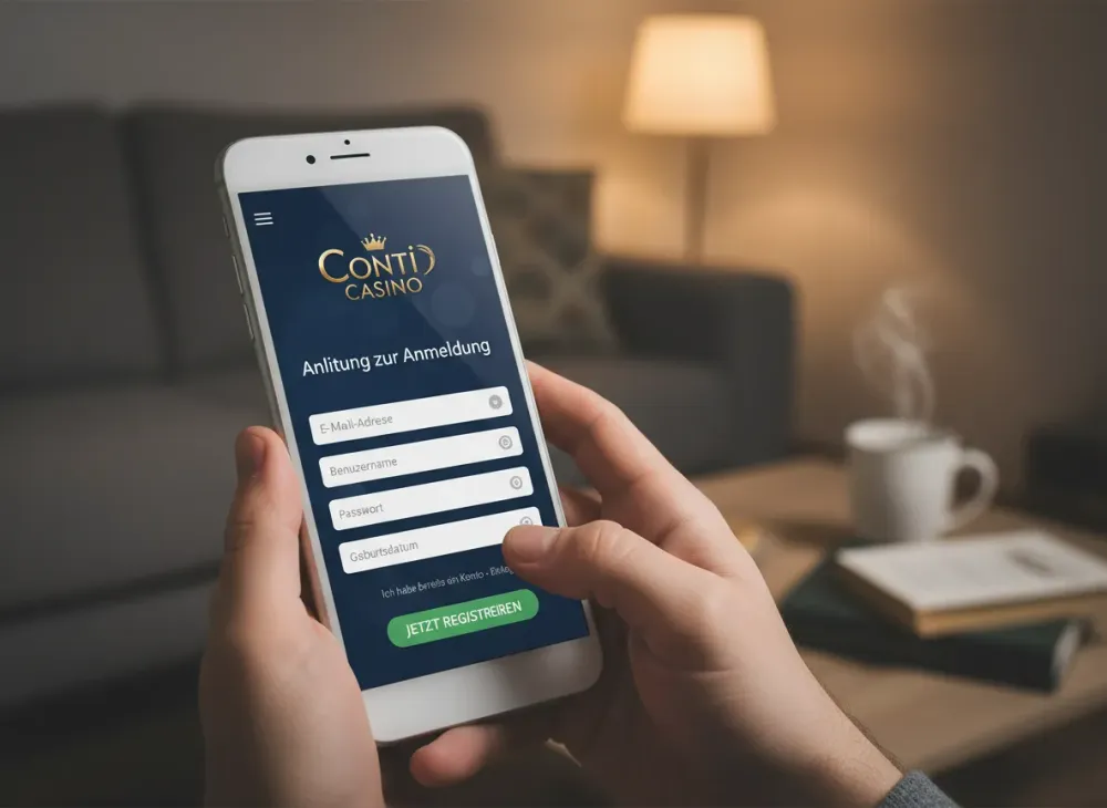 Conti casino registrierung - Anleitung zur Anmeldung